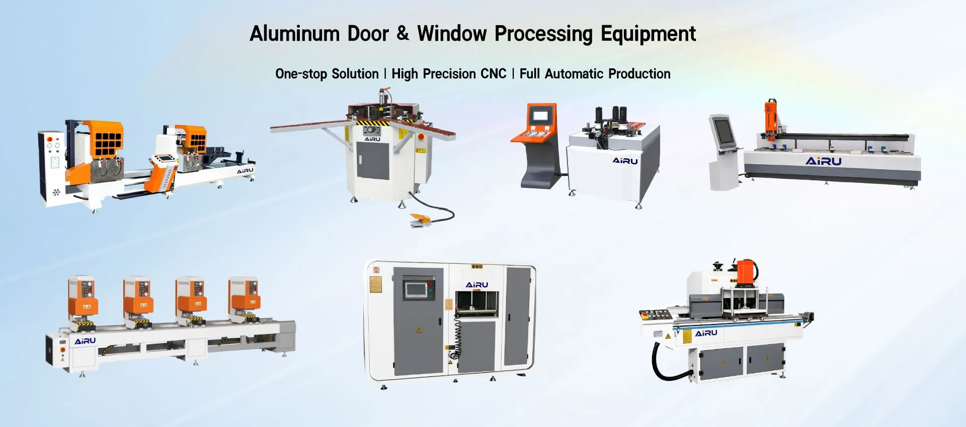 Aluminum window and door production line